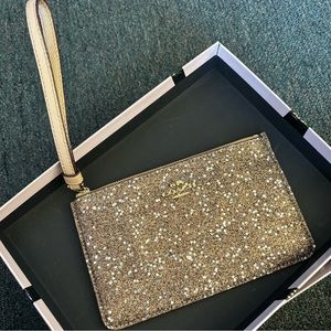 Coach Glitter Wristlet